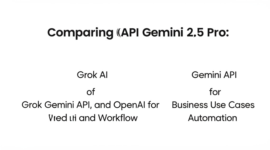 Comparing API Costs of Grok AI, Gemini API, and OpenAI for Business Use Cases and Workflow Automation