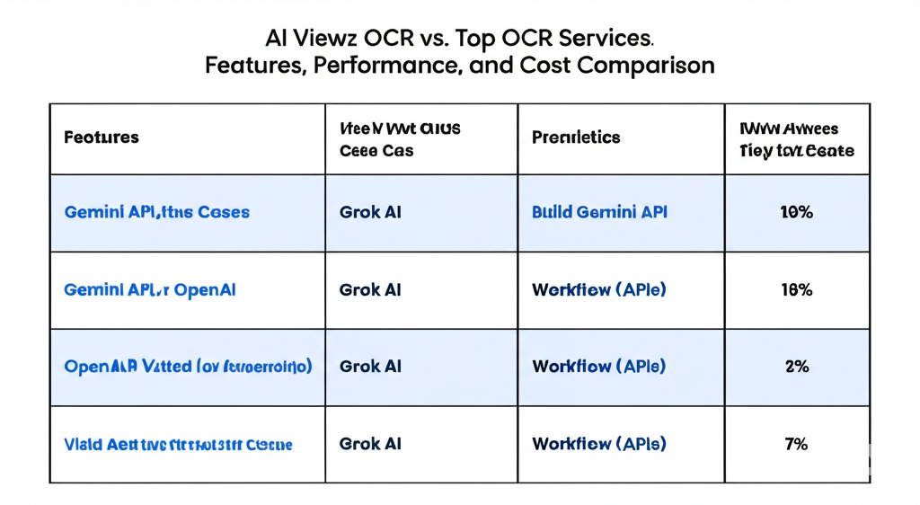 AI Viewz OCR vs. Top OCR Services: Features, Performance, and Cost Comparison