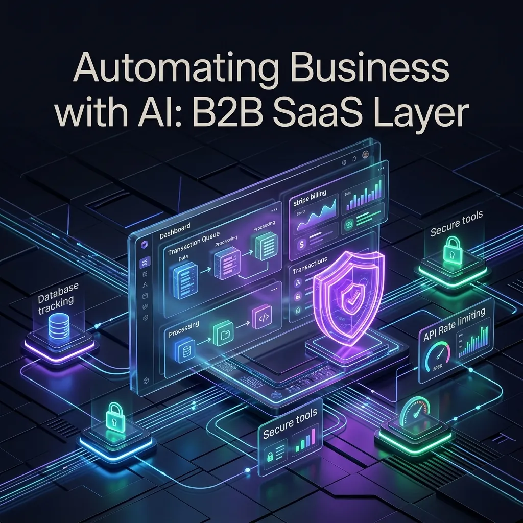 How to Automate Business with AI: Designing the Secure B2B SaaS Layer with PydanticAI