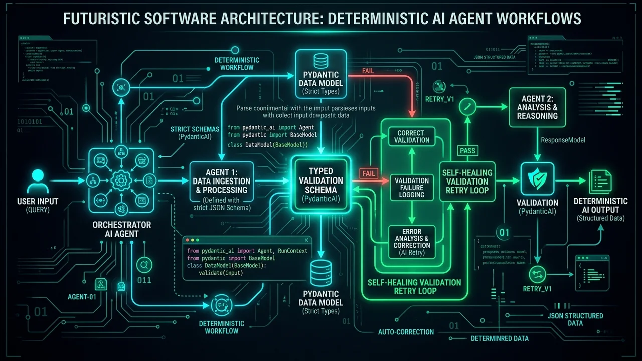 Deterministic Agentic Workflows: How to Build Zero-Failure Production Pipelines with PydanticAI and State Guards