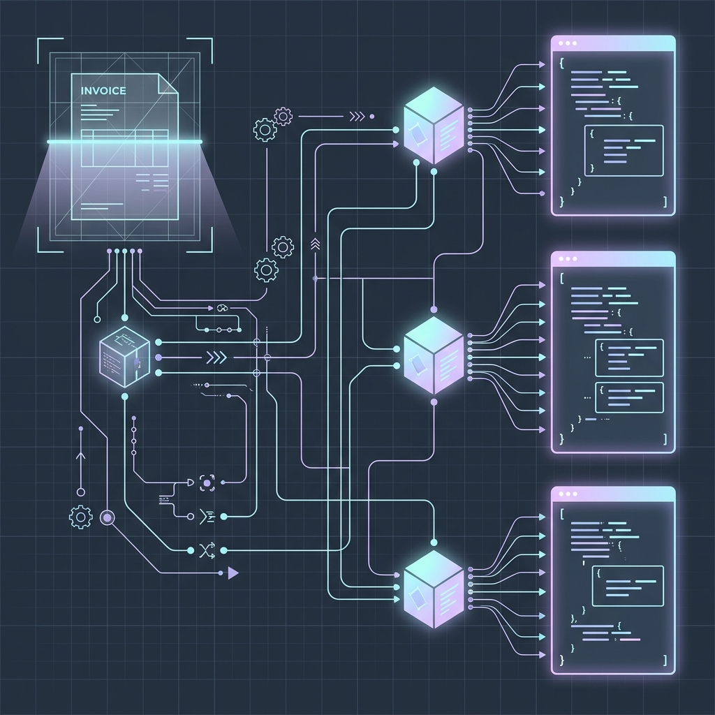 Multimodal Invoice Parser Diagram