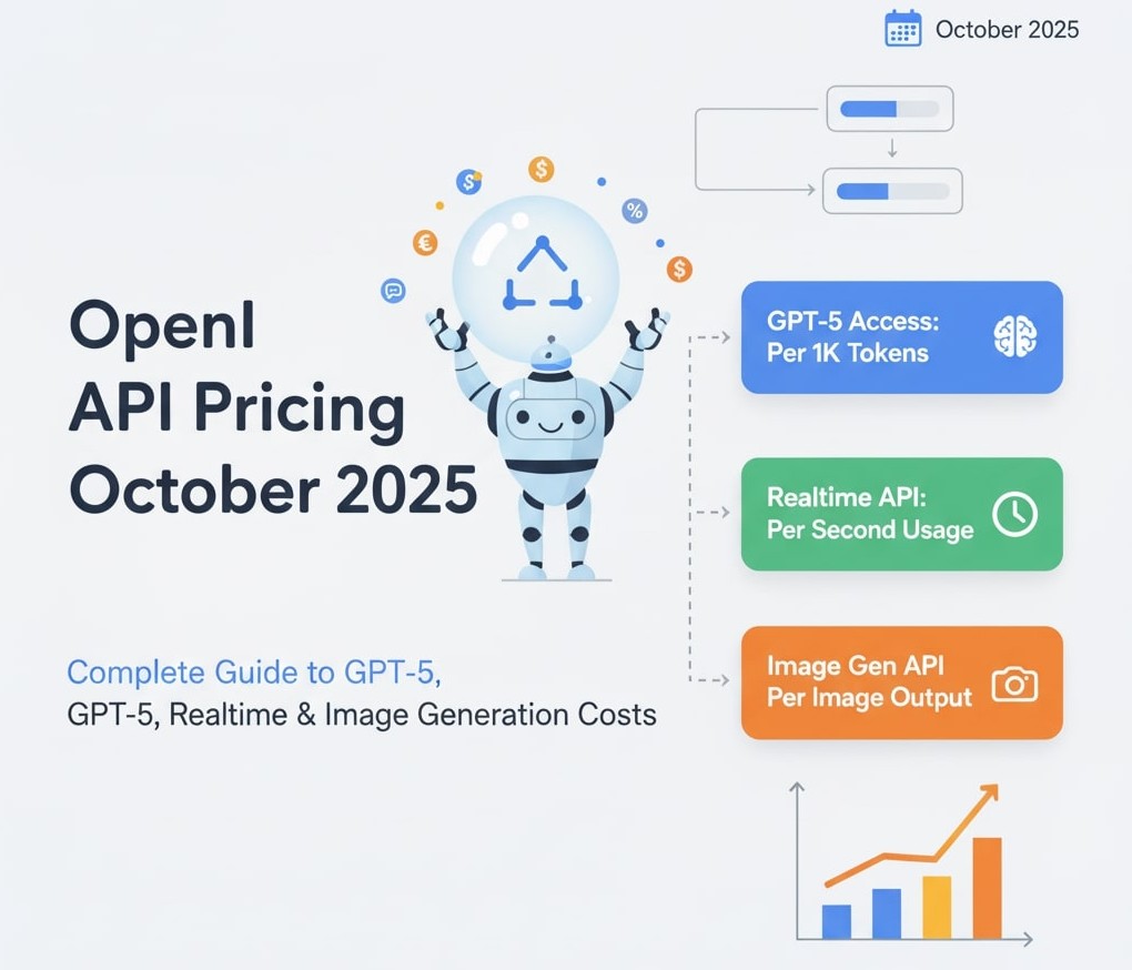 OpenAI API Pricing October 2025: Complete Guide to GPT-5, Realtime & Image Generation Costs