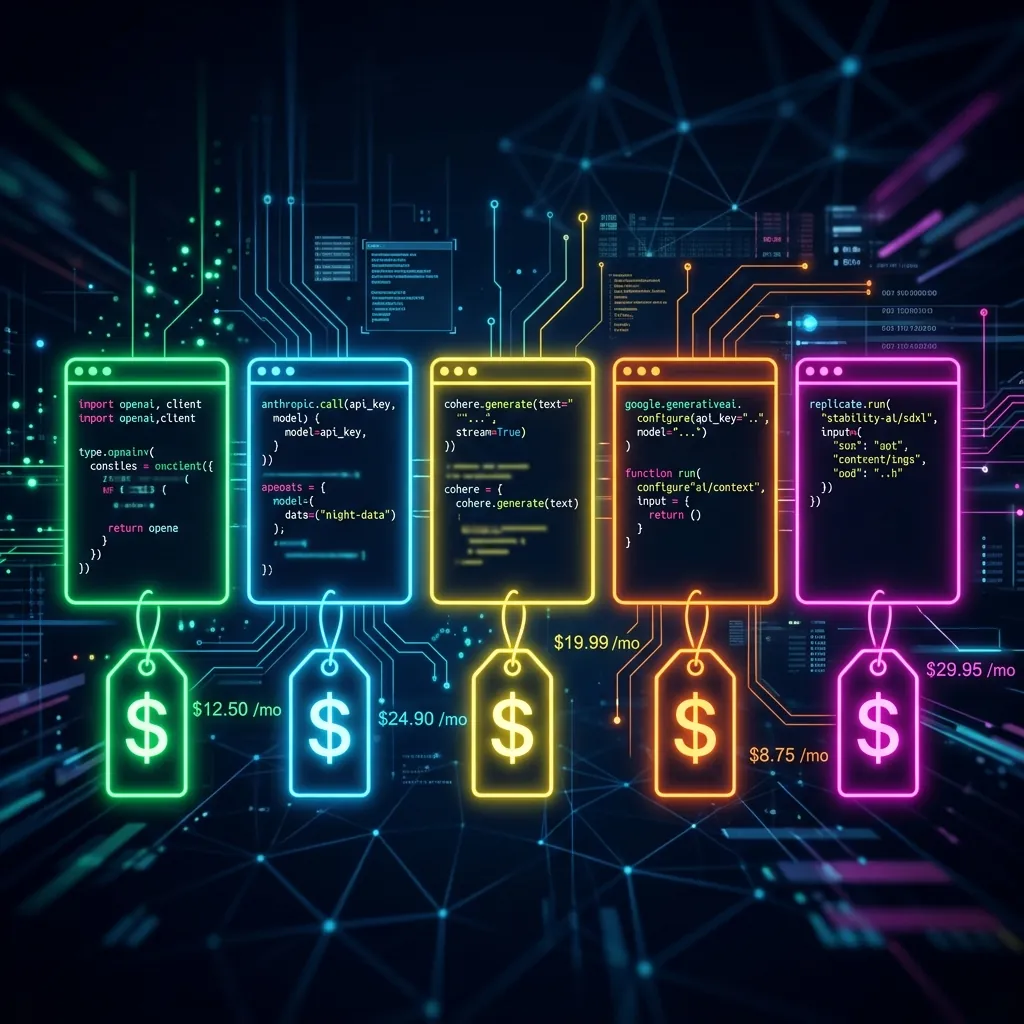 I Built the Same App with 5 Different AI APIs — Here's What Each One Cost Me