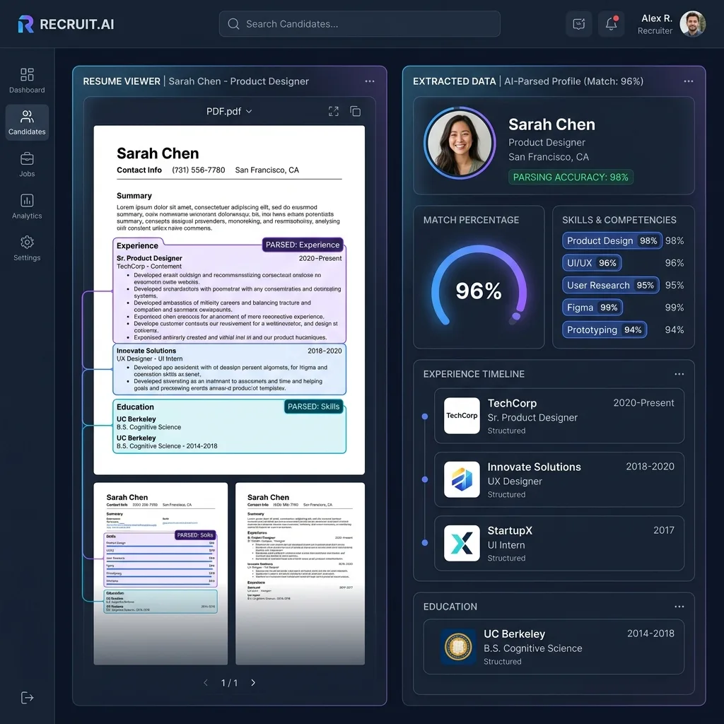 Best Resume Parser Using Python, Pydantic AI, Gemini 3.5 Flash, LiteLLM & FastAPI with Shadcn Dashboard in 2026